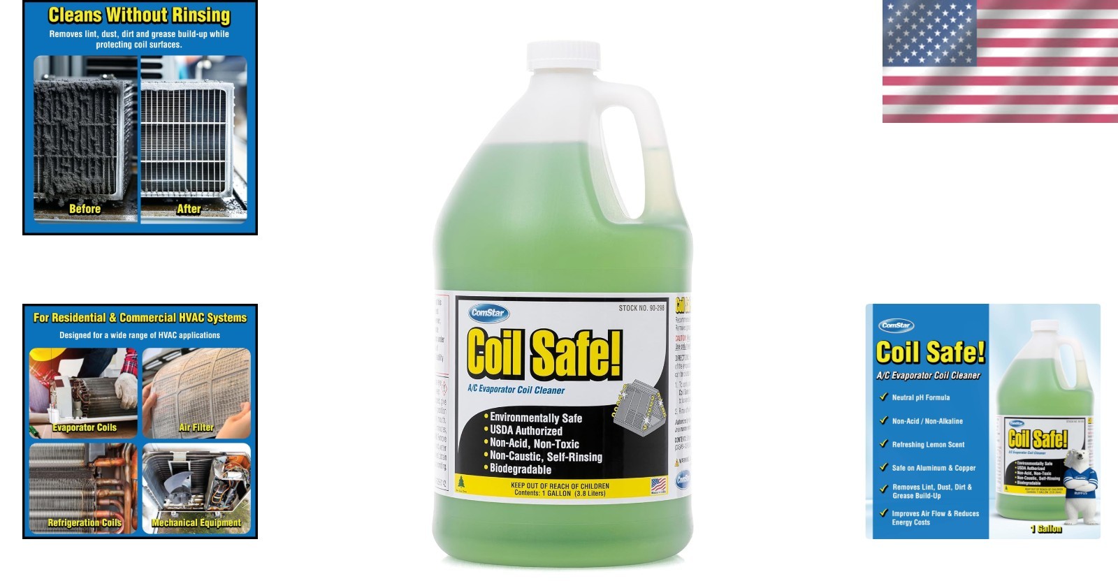 Coil Safe Non-Toxic Cleaner – Commercial/Residential