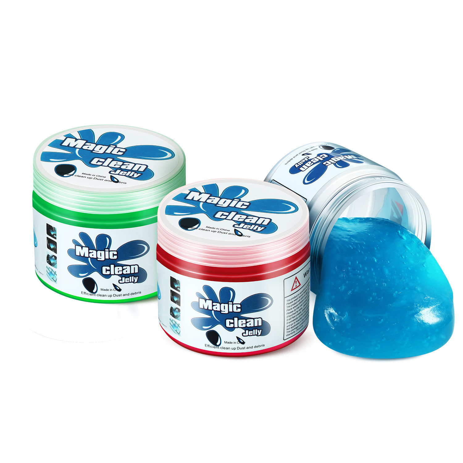 3 Piece Cleaning Gel Jelly Multi Purpose Remove Dust Sticky Keyboard Laptop Car