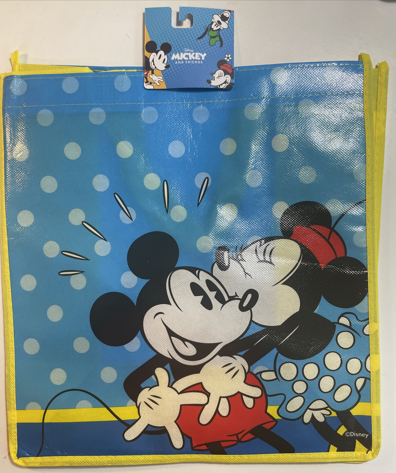Disney Mickey & Minnie Mouse Reusable Tote Bag 13 Inches Quick Shipping