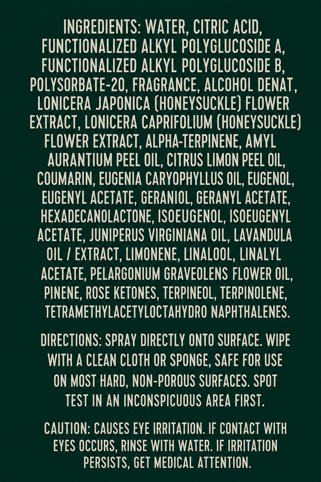 BERGAMOT & VETIVER SCENTED MULTI-PURPOSE CLEANER from TRADER JOE’S (Pack 2)