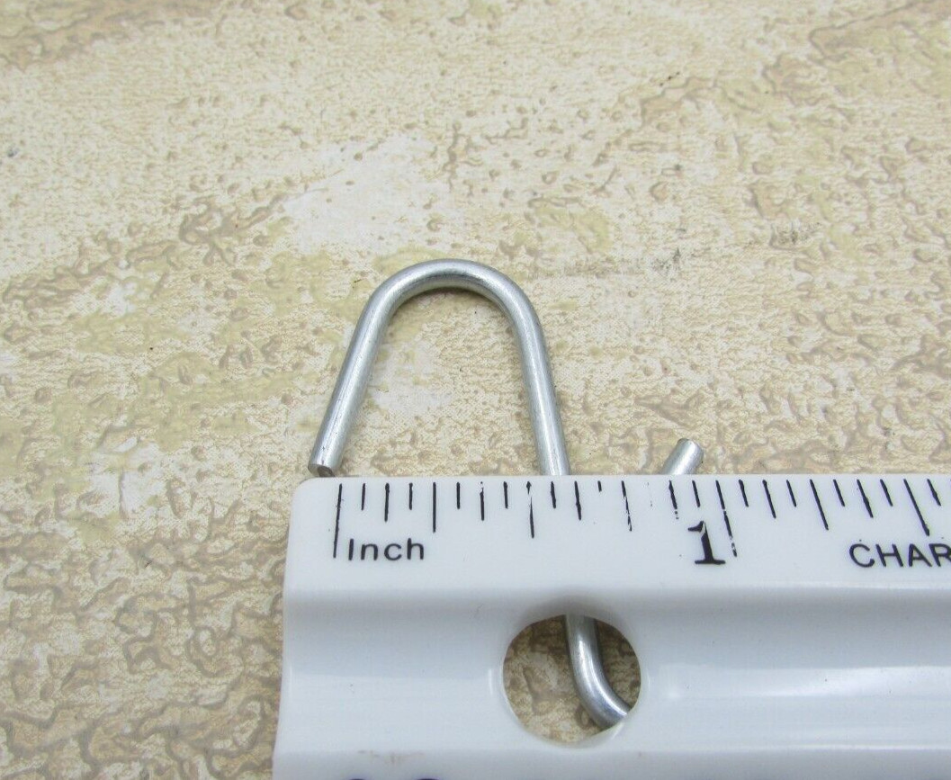 50 PACK Merchandise Display S Hooks, Strip Hook, Hanging, Clip Type, Wire Grid