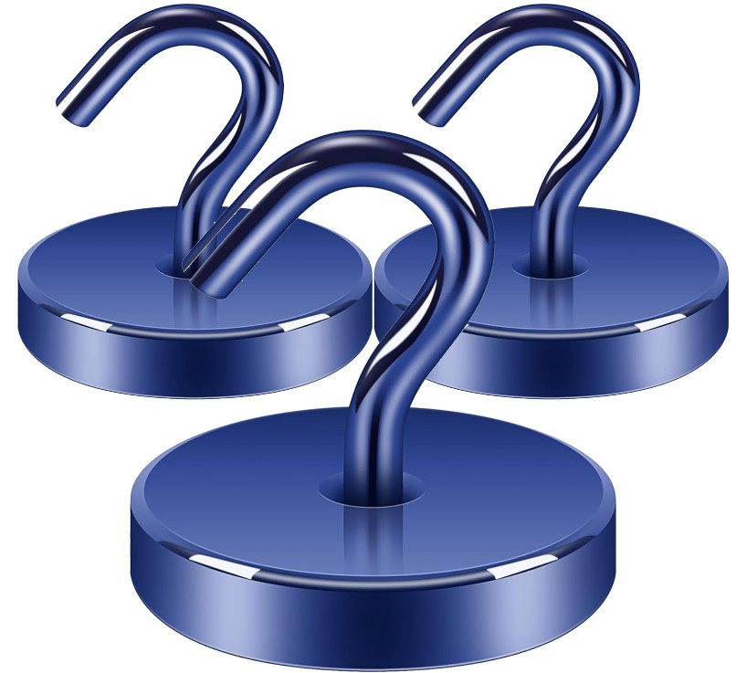 Extra Strong Magnetic Hooks 130 LBS 170 LBS Heavy Duty Gold Blue Purple Green