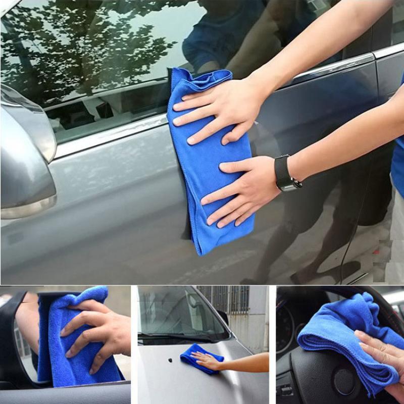 20 PCS Microfiber Cleaning Cloth No-Scratch Rag Car Polishing Detailing Towel