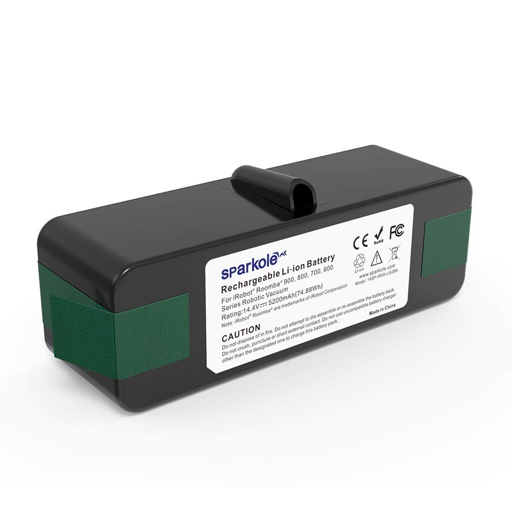 14.4V 5200mAh Li-ion Replacement Battery for iRobot Roomba 900 800 700 600 Serie