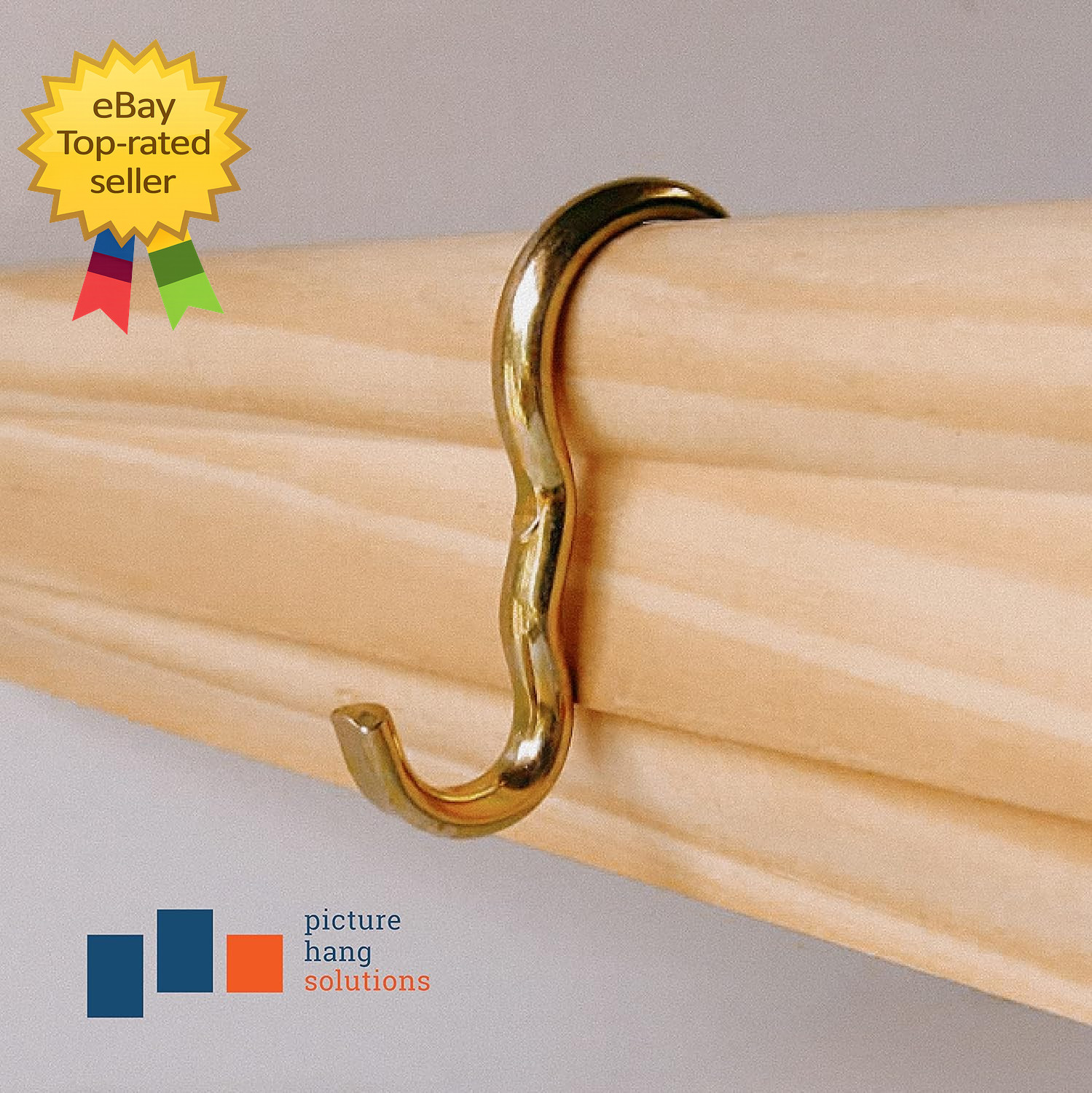 Picture Rail Hooks 10 Pack Heavy Duty Art Hangers Supports 25 Lbs Easy Install