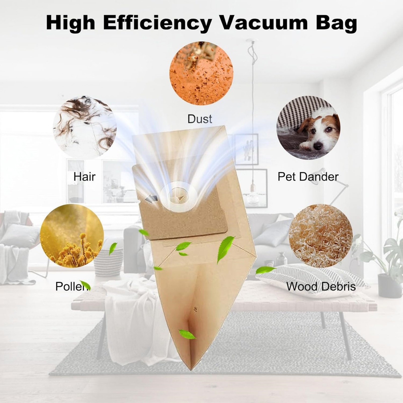 10* Vacuum Cleaner Dust Bags For Bissell ZING Vacuum Cleaner 2154, 2154A