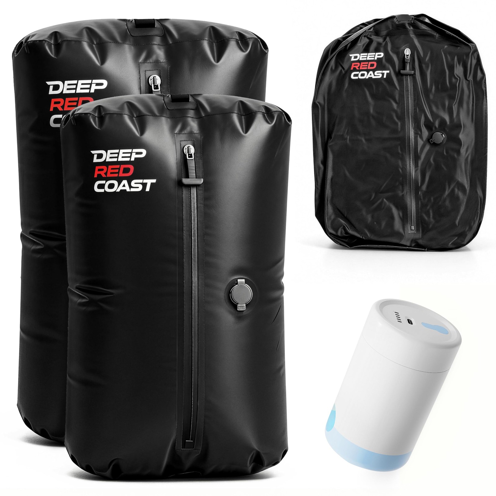 Vacuum Bags for Travel with Pump, 12GAL Compression Packing Cubes with Adjust…