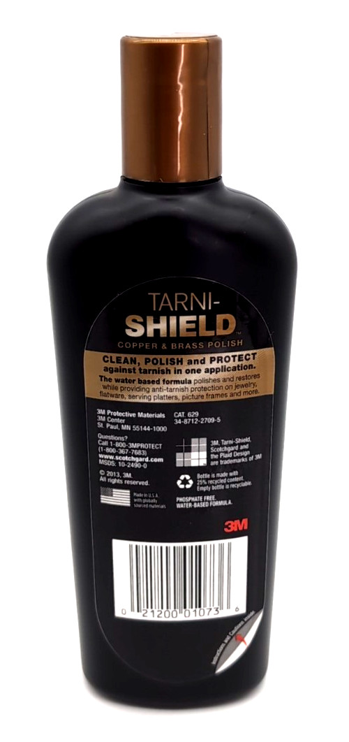 3M Tarni Shield Copper & Brass Metal Polish Anti Tarnish 10 oz Discontinued 629