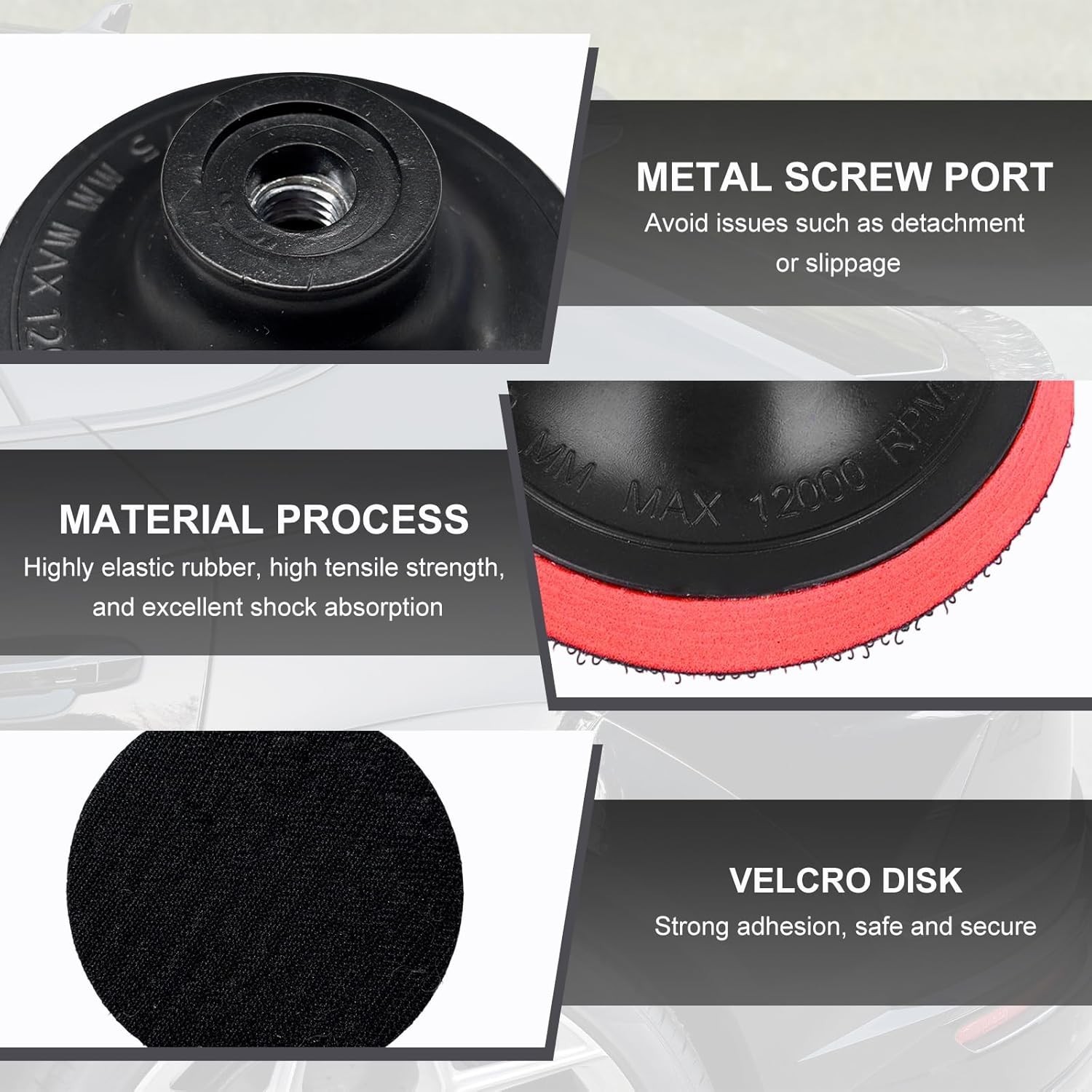 10 PCS Glass Polishing Kit, Windscreen Glass Scratch Removal Kit with 100g Ce…