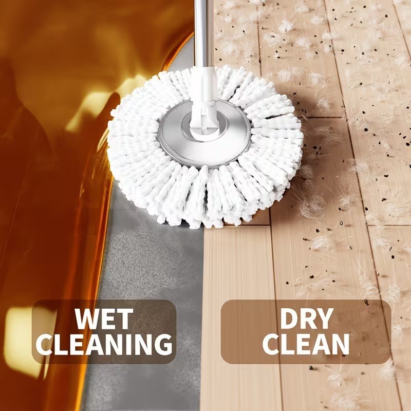 EasyWring Spin Mop and Bucket System 4 Mop Refill FREE SHIPPING NEW WITH BOX
