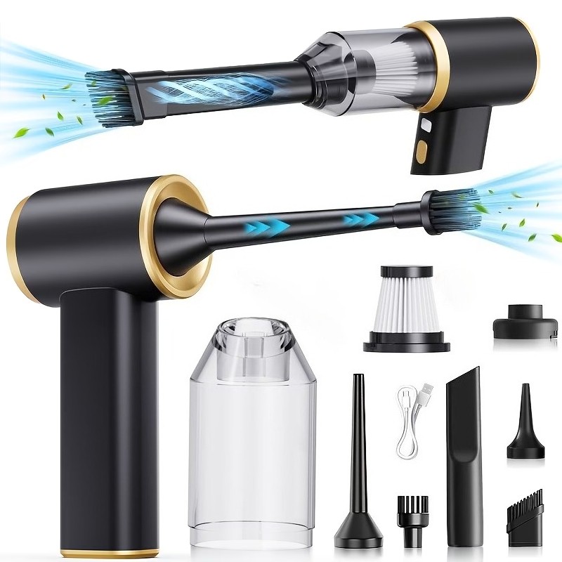 Portable Handheld Vacuum Cleaner Mini Car Vacuum Powerful USB Charging 5KPa