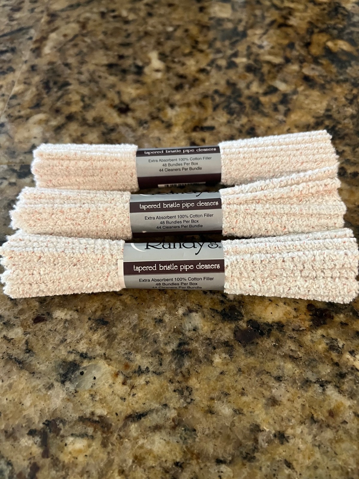 3 Bundles 44 Count Randy’s Tapered Bristled Soft Pipe Cleaners 132pcs