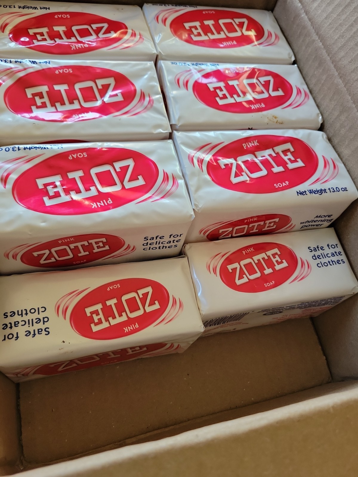 14 Bars Zote Pink Laundry Bar Soap 13 oz Stain Remover Safe For Delicates