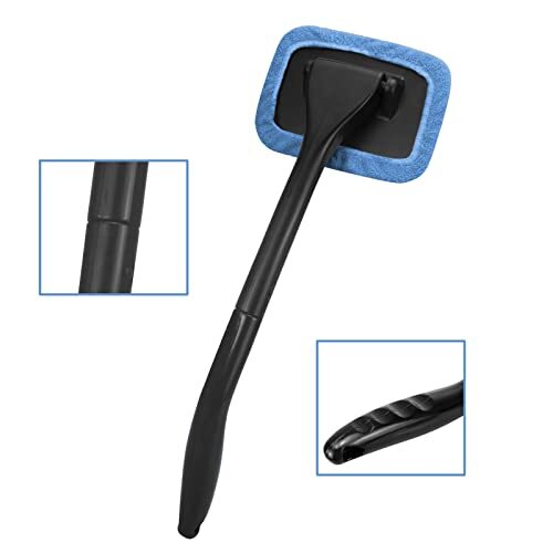 Car Windshield Cleaning Tool, Windshield Cleaner with 4 Washable and Reusable