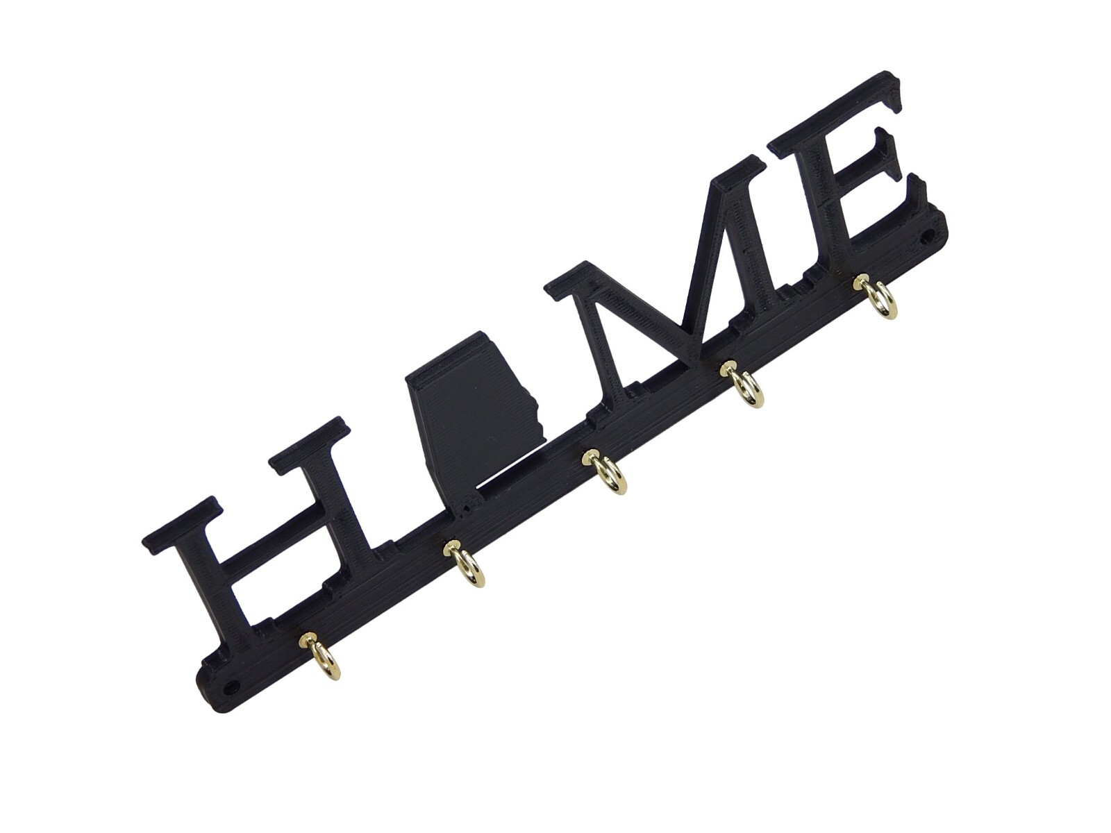 Alabama Home State Shape Key Holder Hanger Rack Hooks Housewarming Wall Gift