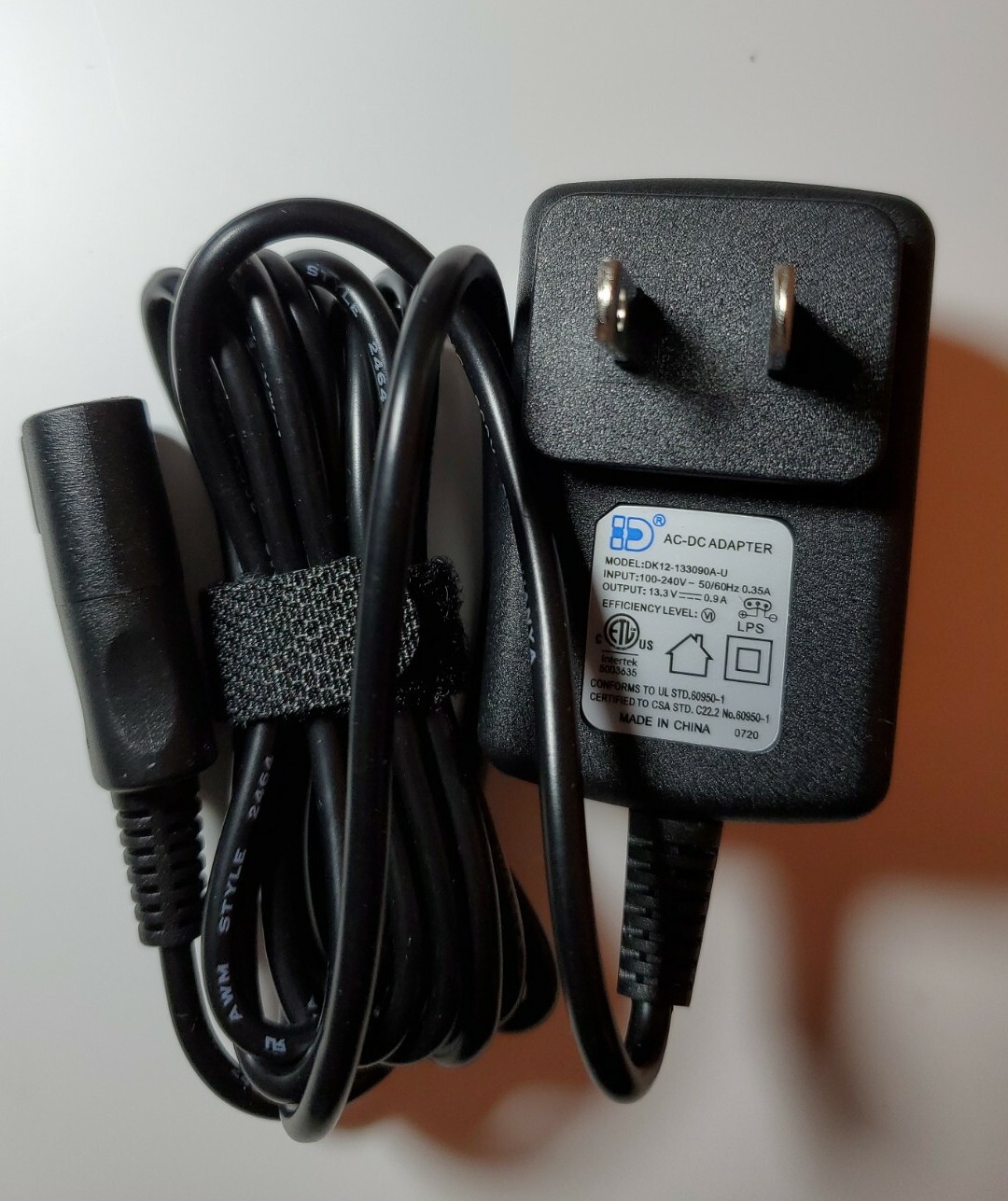 oem Genuine Shark AC Power Charger Adapter 13.3V DC 0.9A for WS630 WS631 WANDVAC