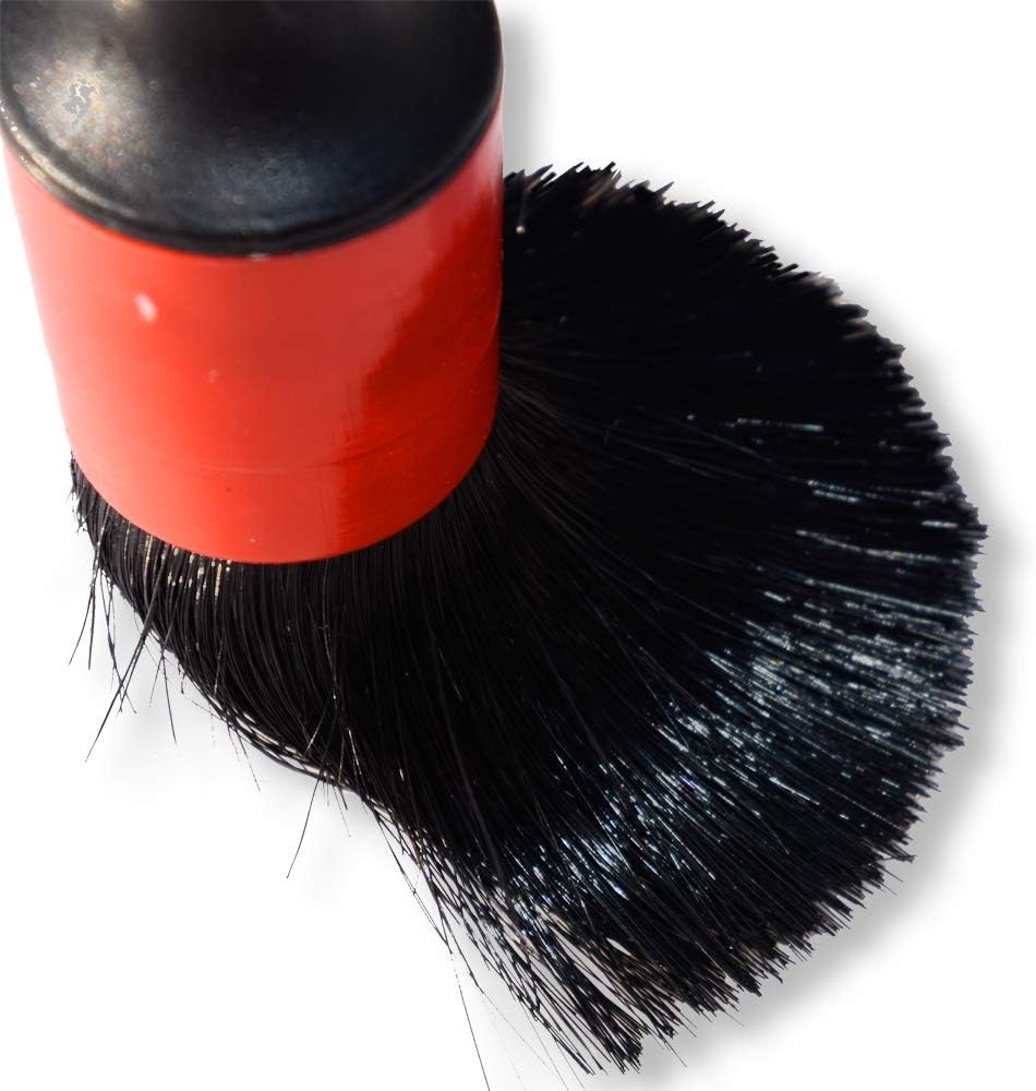 Detailing Brush Set -5 Different Sizes Premium Natural Boar Hair Mixed Fiber