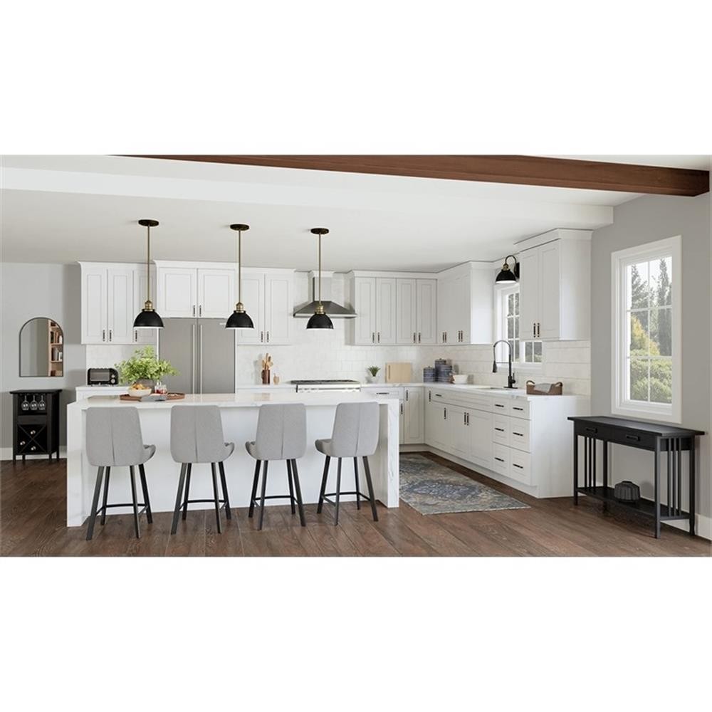 Bowery Hill Kitchen Cabinet Filler 30 x 3 x 0.75-Inch in White