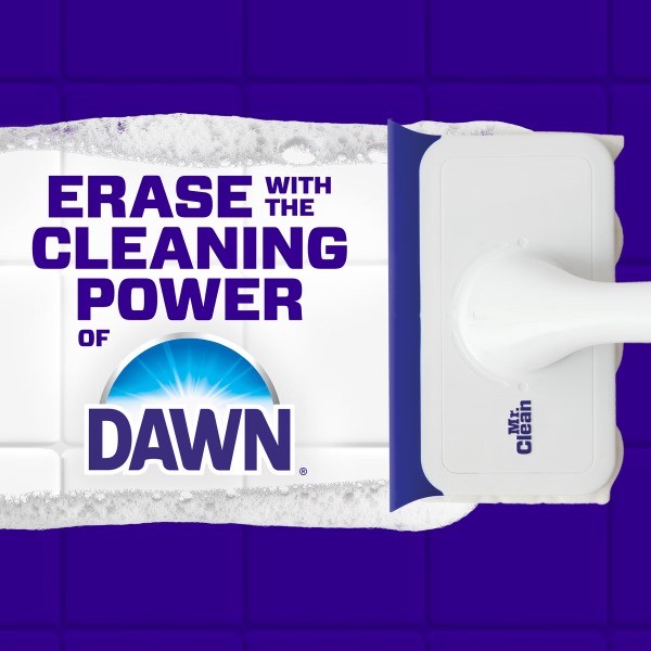Magic Eraser Shower & Tub Scrubber, Lavender Starter Kit, 1 Scrubber