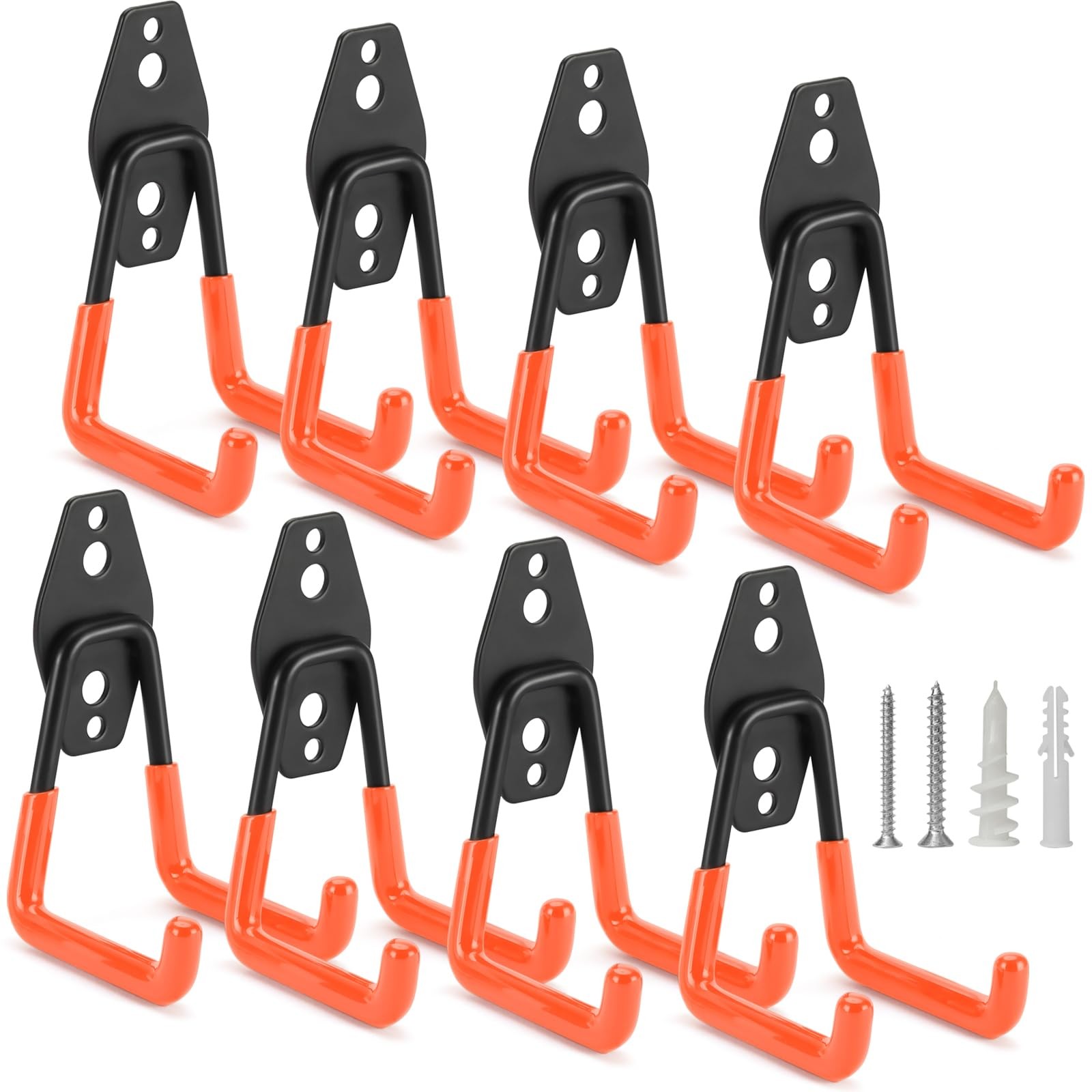 Garage Hooks 2.75 Inch U Heavy Duty Wall Mount Storage – Organize Ladders, Tools