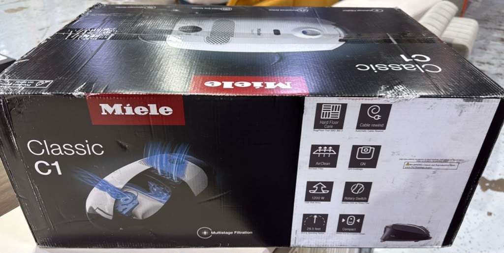 Miele Classic C1 Pure Suction PowerLine Graphite Gray Canister Vacuum Cleaner