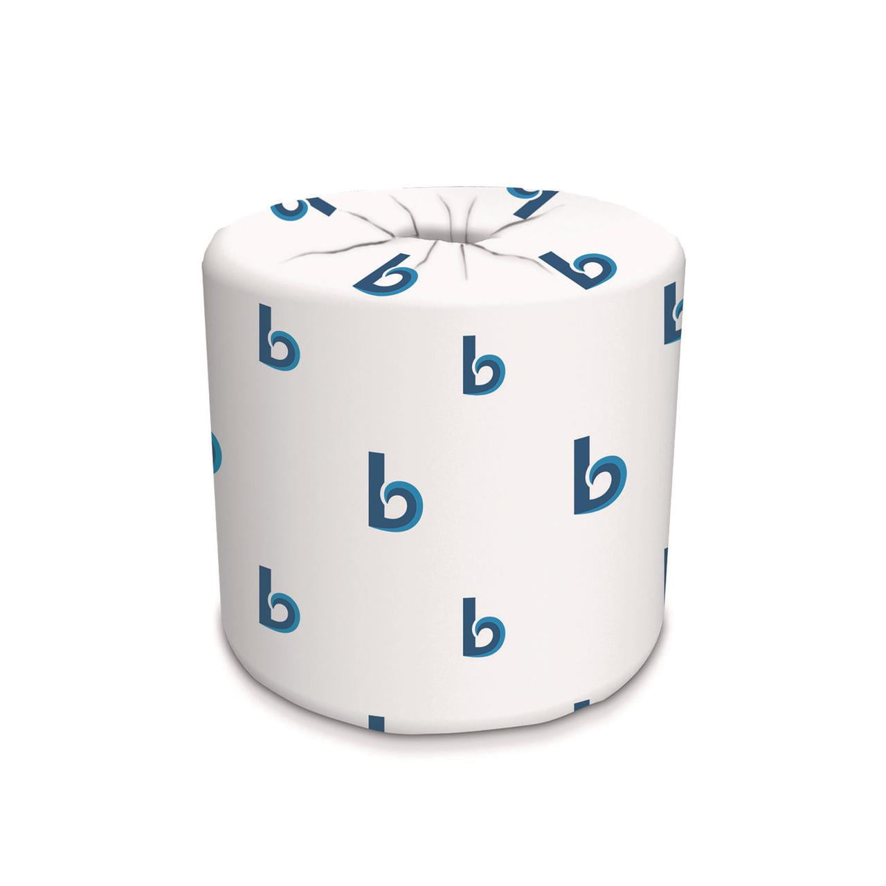 Boardwalk 2-Ply Toilet Paper, 96 Rolls, 500 Sheets per Roll, Septic Safe, White