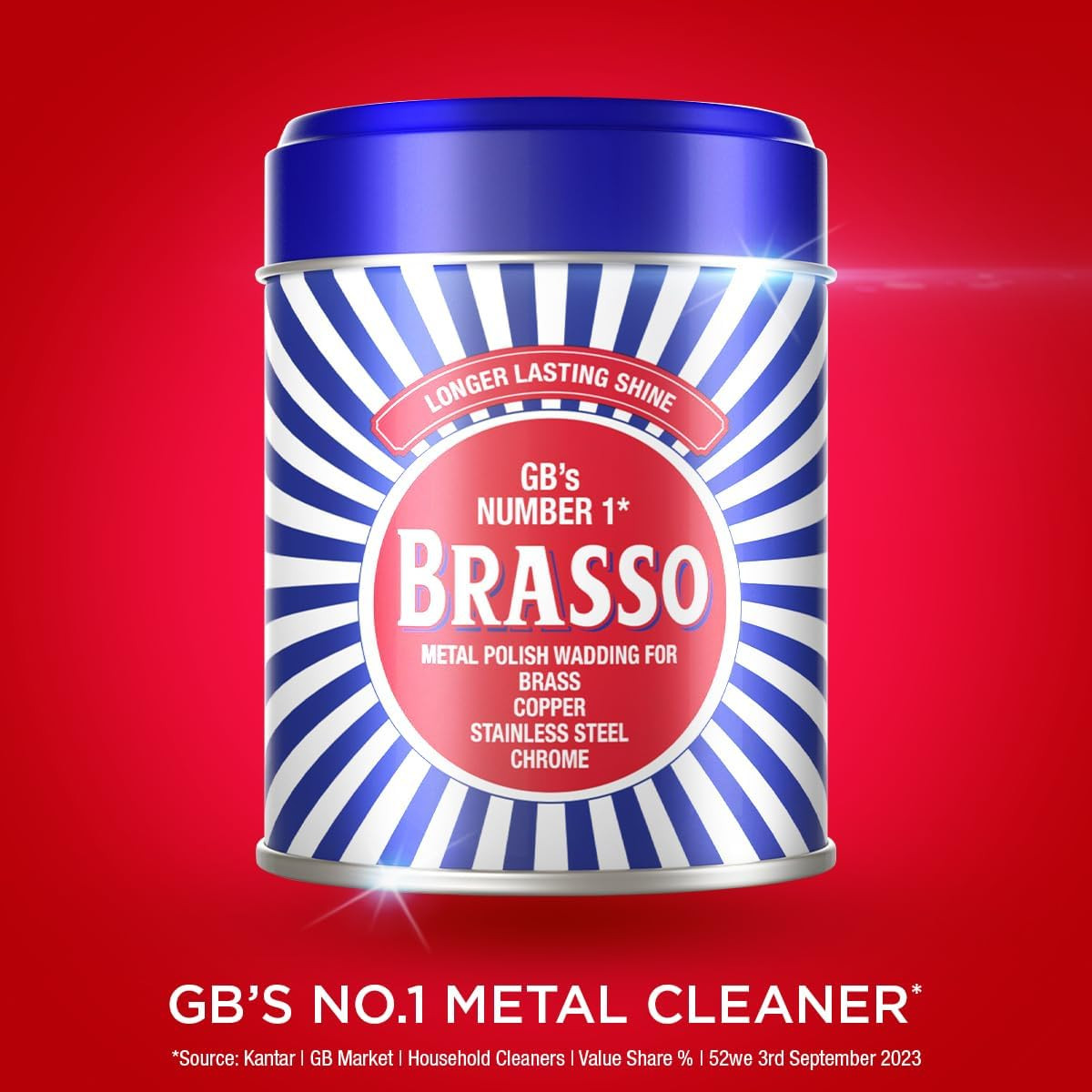 Brasso Metal Polish Wadding 75g Multi Pack 1 2 3 4 6 8 Traditional Cleaner USA