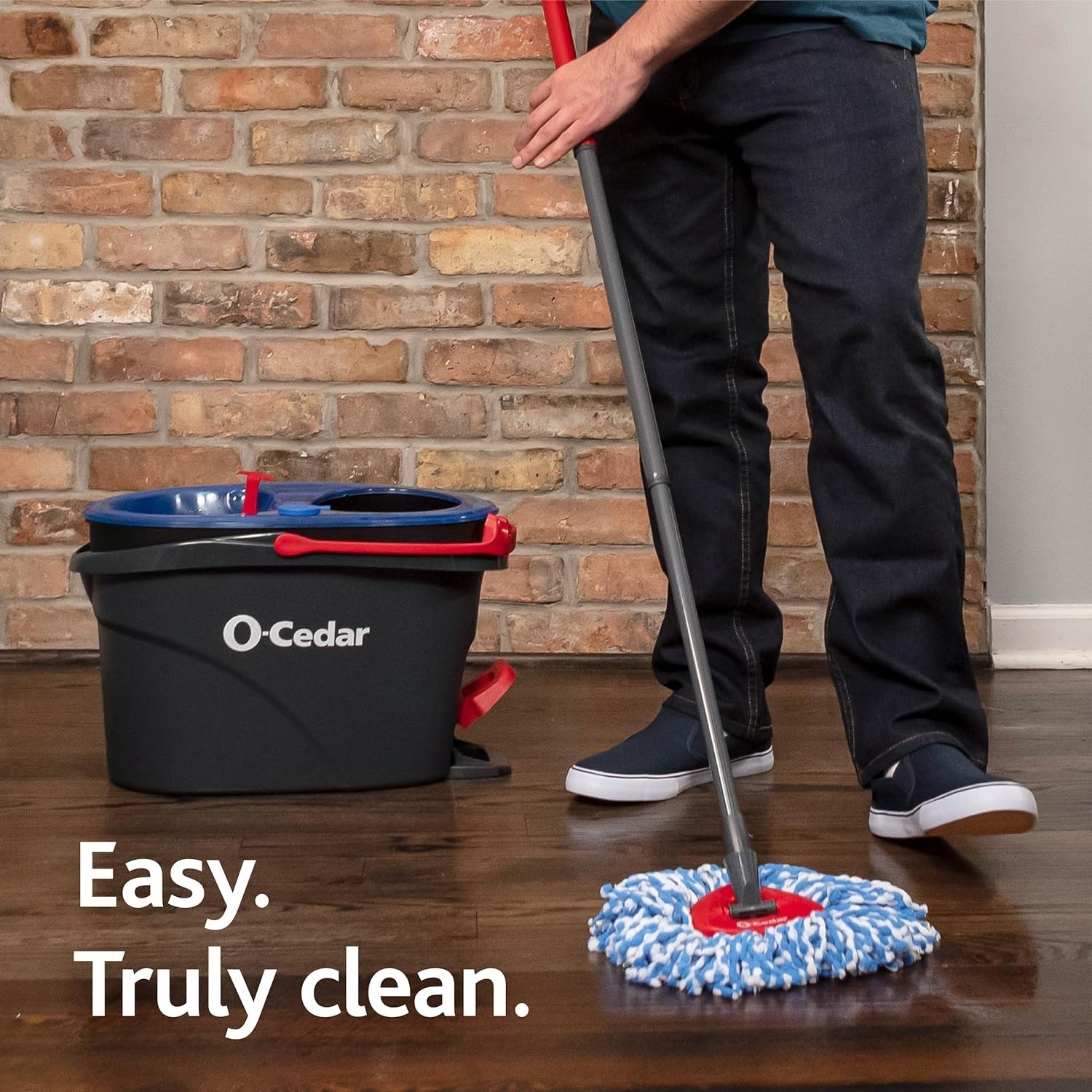 Perfect Father’s Day Gift: O-Cedar RinseClean Spin Mop & Bucket System