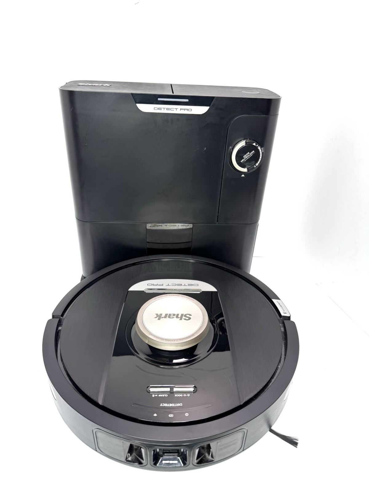Shark RV2820VE Detect Pro Robot Vacuum Wi-Fi Self-Empty HEPA Clean Black