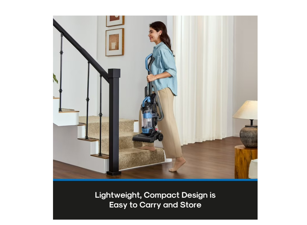 Mainstays Lightweight Bagless Upright Vacuum Cleaner w/ Brush & Crevice Tool