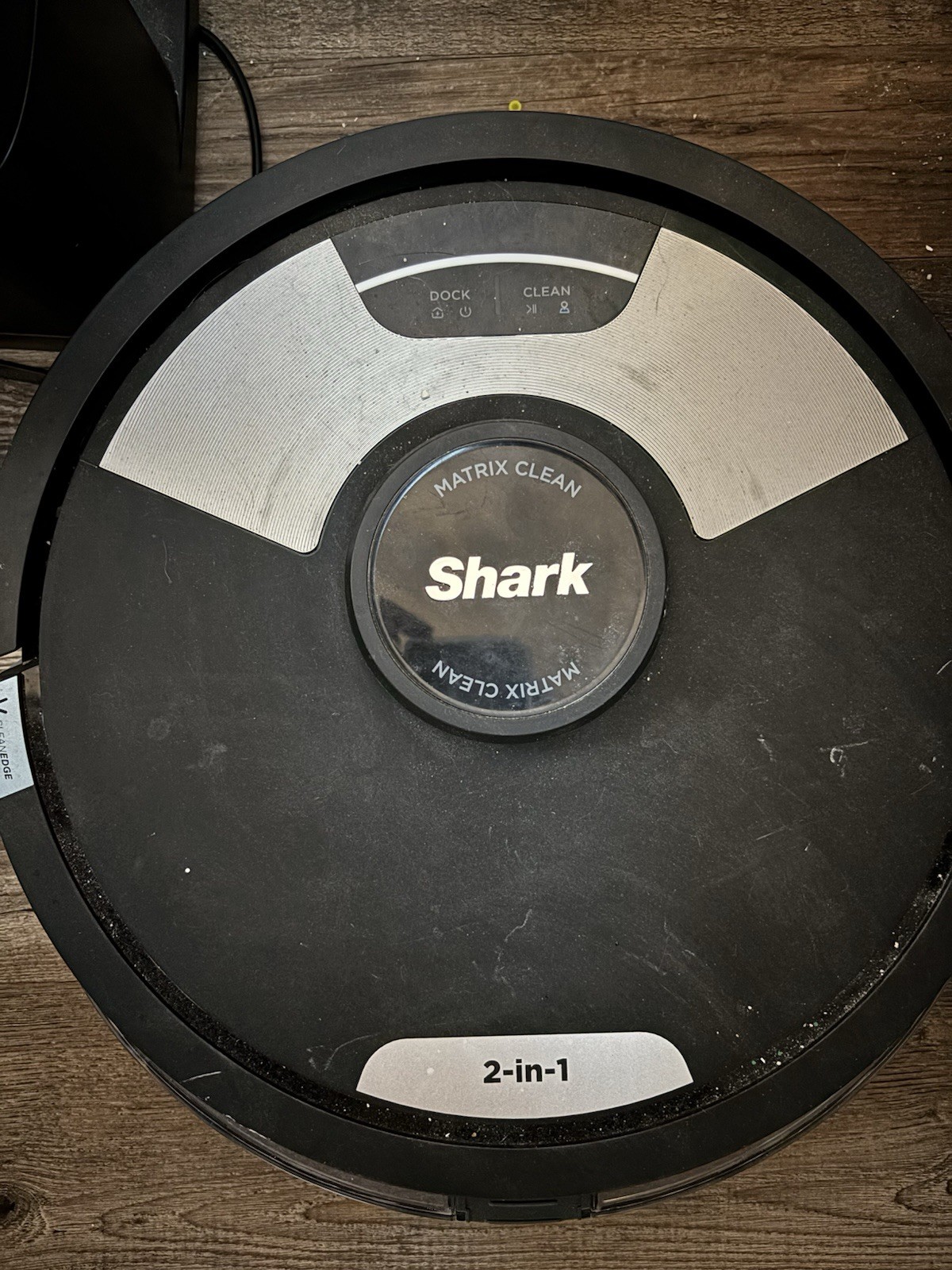 Shark Matrix Plus 2-in-1 Robot Vacuum Mop Self-Emptying Base Black/Gray