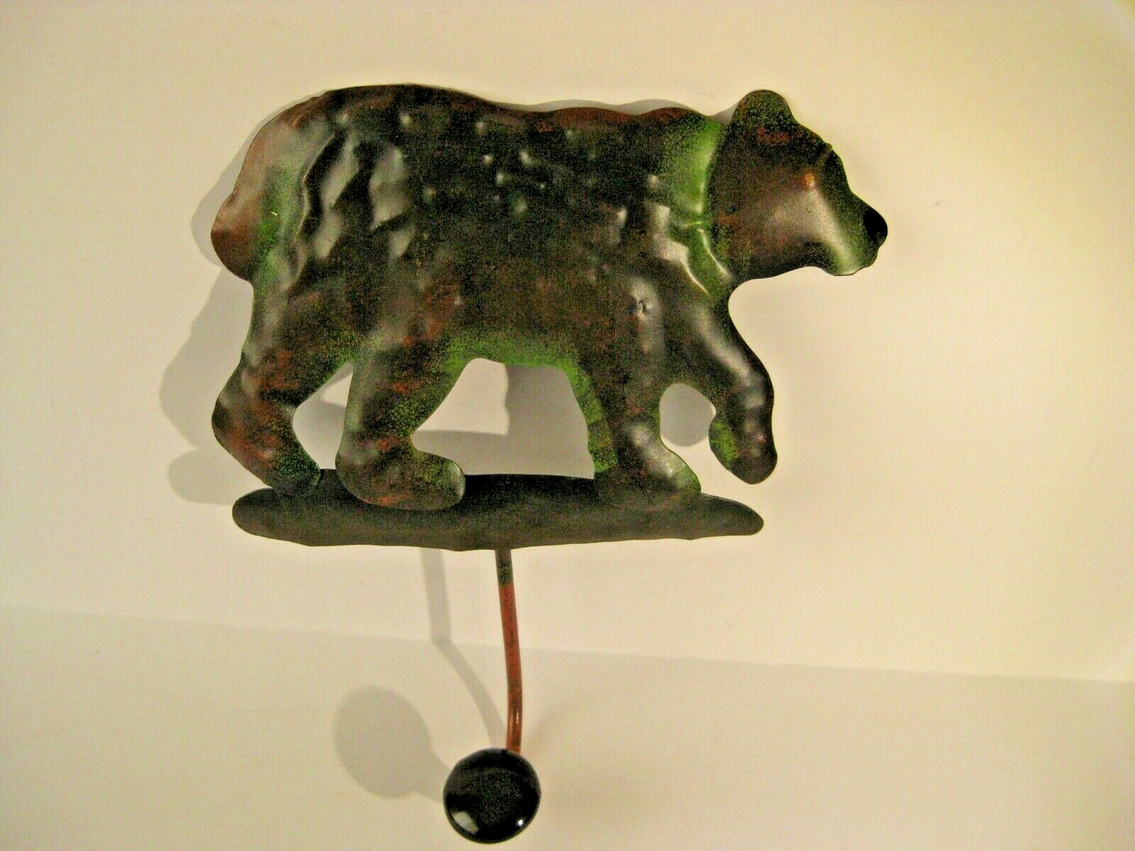 Bear Coat Hanger Hook Hat Rack Man Cave Lodge Hunting Decor Metal Copper Color 2