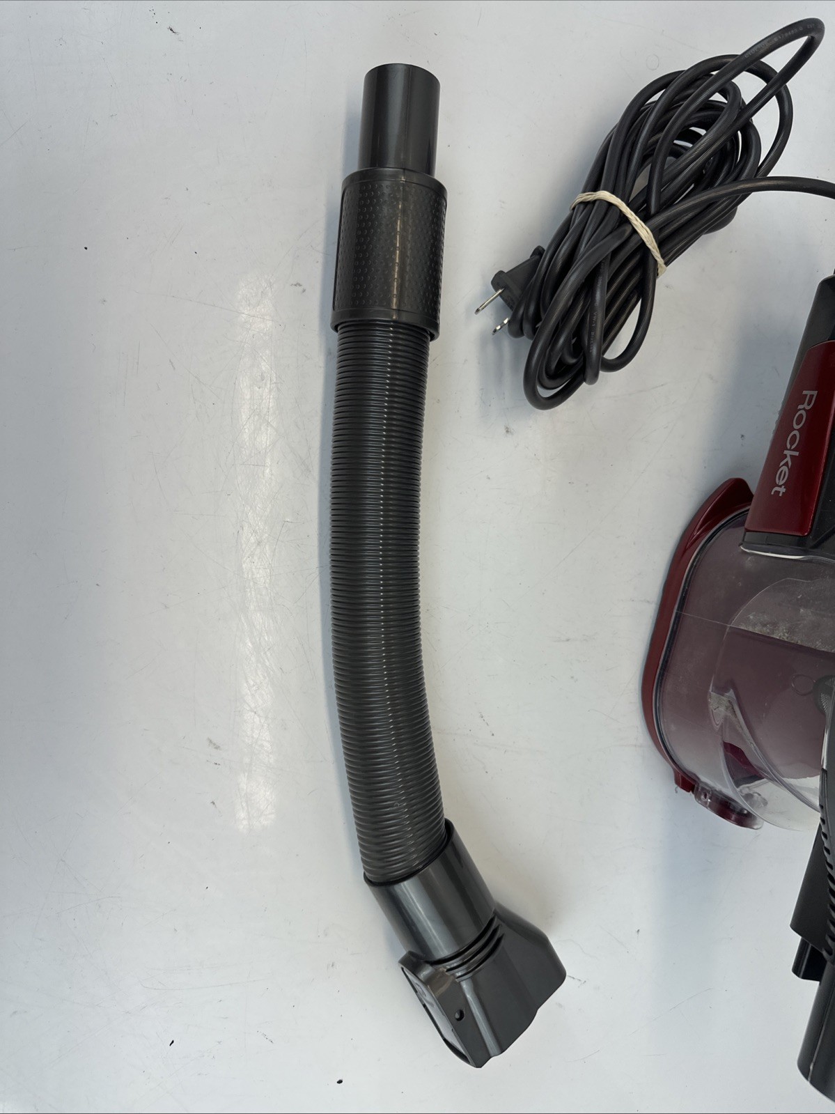 Shark QH296QRD Rocket Ultra-Light Handheld Vacuum Car Detail Kit 15FT Cord Red