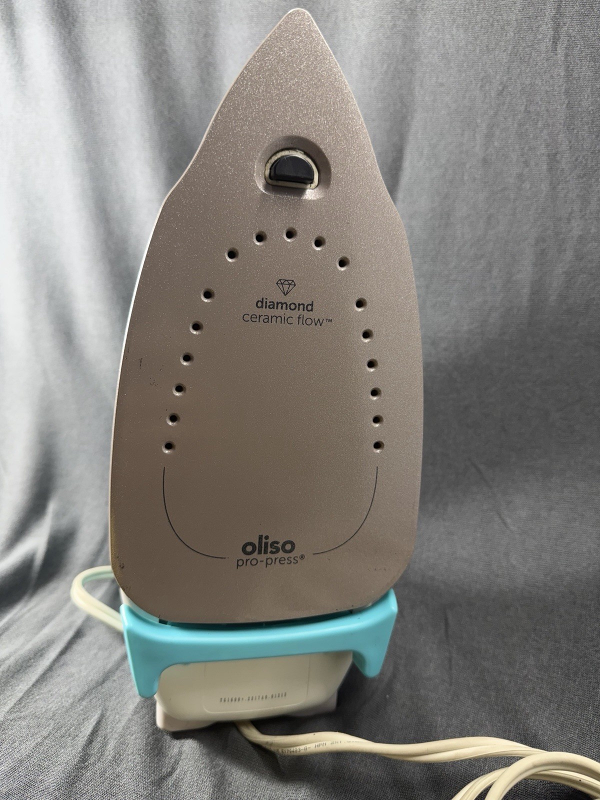 Oliso TG1600Pro+ TG1600+ Steam Iron Auto-Lift Corded Blue/White 1800W