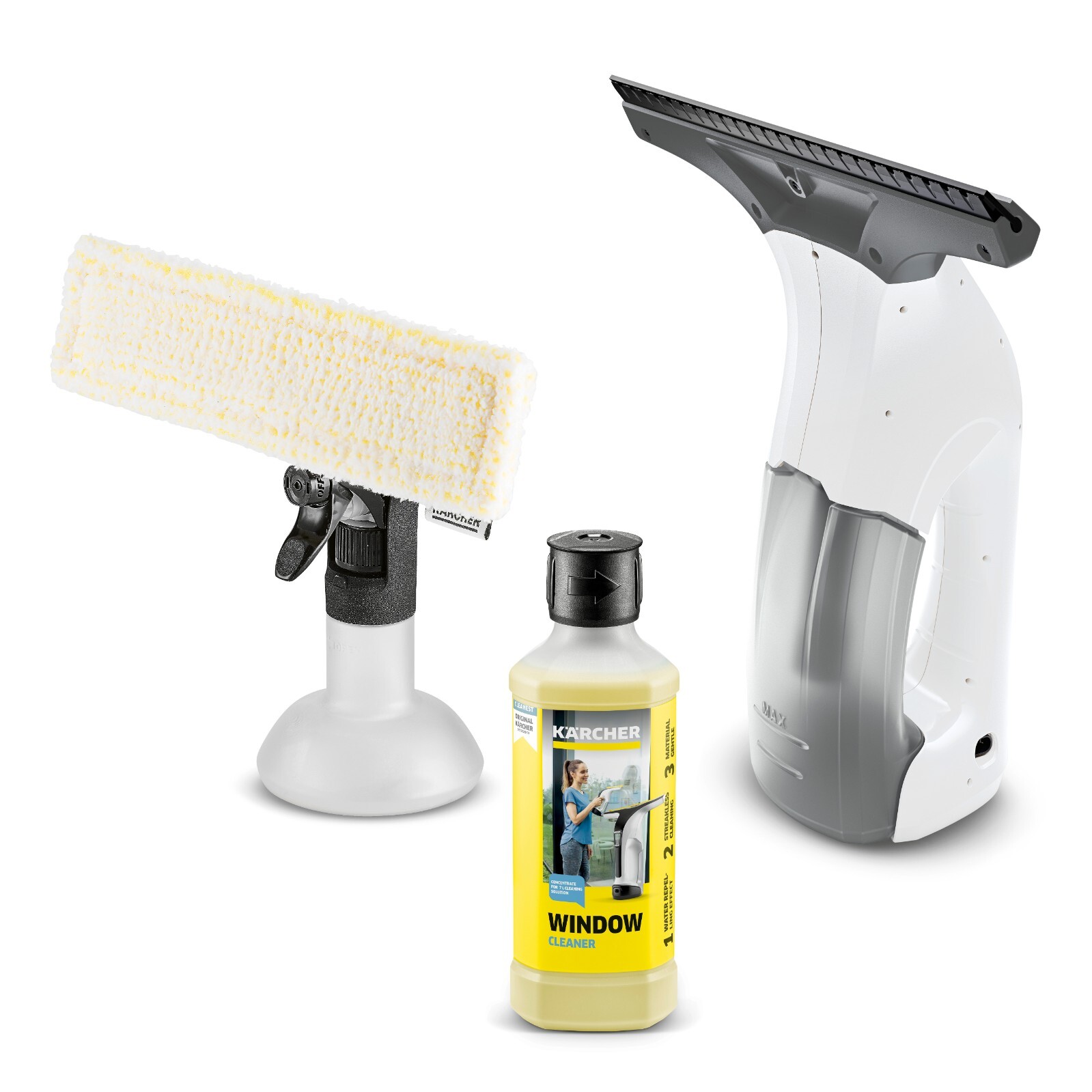 Kärcher WV 1 Plus, Window Vacuum Squeegee – 35 Min Runtime – NEW