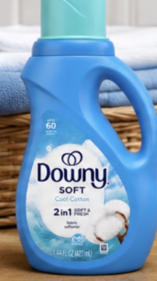 Downy Soft Cool Cotton 2-in-1 Soft & Fresh Liquid Fabric Softener 14.4 fl oz