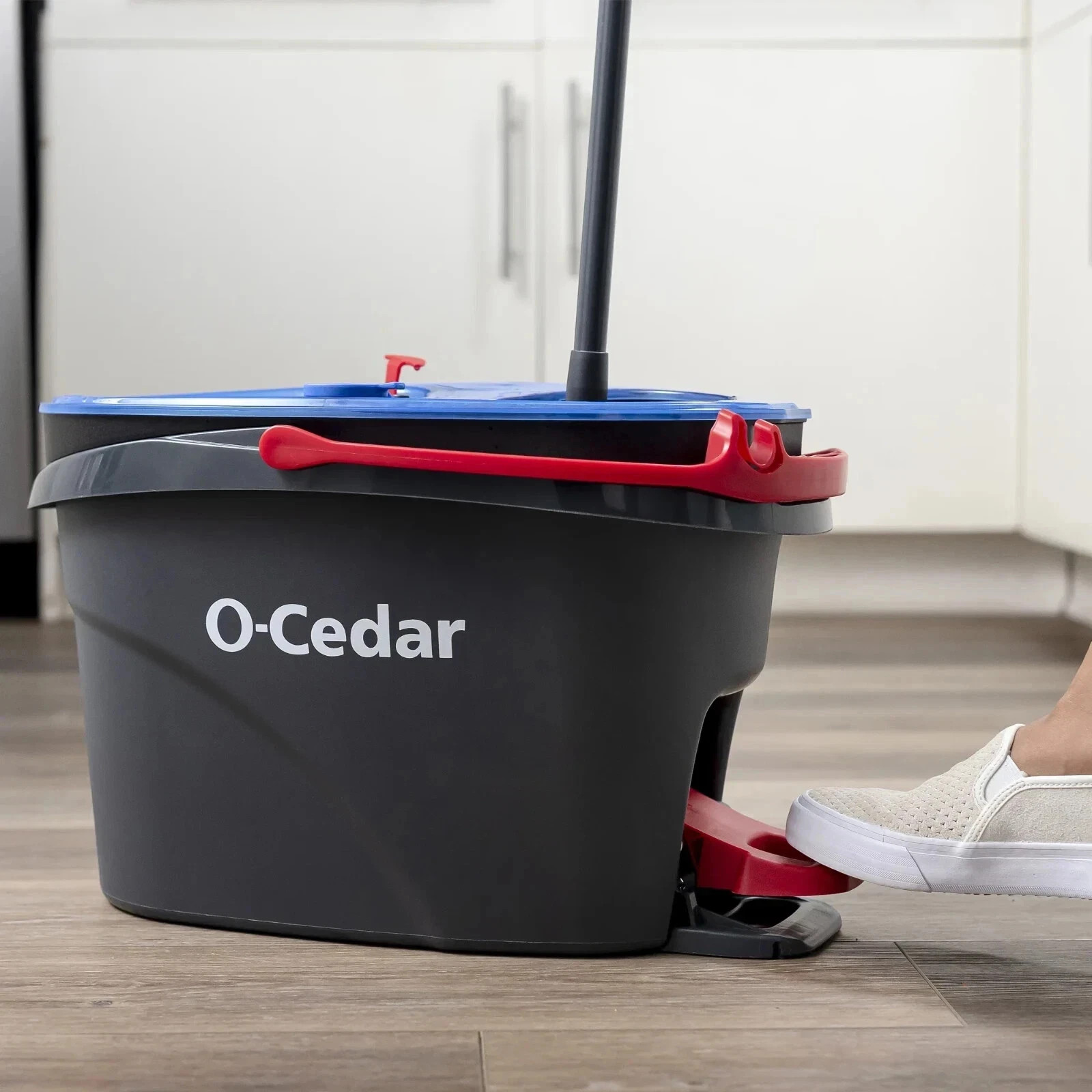 O-Cedar RinseClean Clean Water Spin Mop and Bucket System Clean with Clean Water