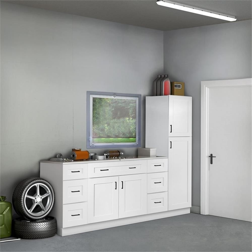 Bowery Hill Kitchen Cabinet Filler 30 x 3 x 0.75-Inch in White