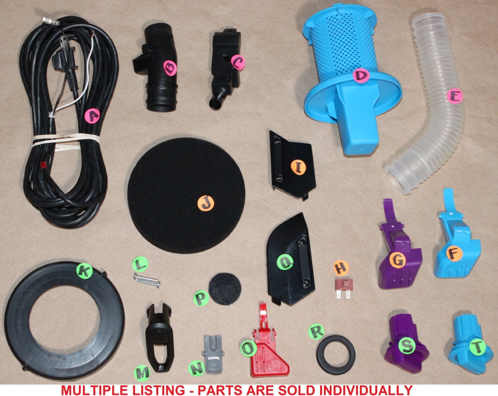 Bissell 2191 2191u PowerForce Helix Turbo Vacuum Cleaner “REPLACEMENT PARTS”