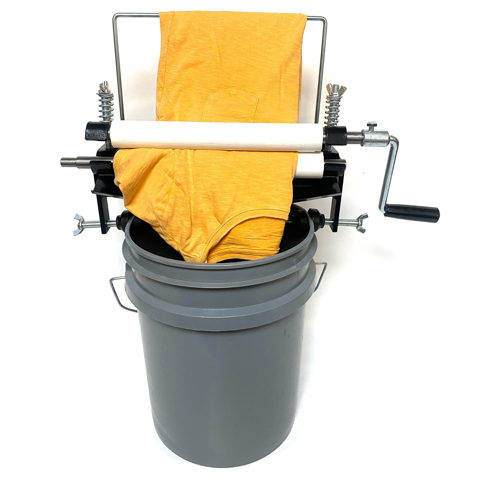 Upgraded Clothes Wringer, Hand Crank Laundry Wringer Washer Removes 95% Water