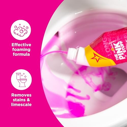 Pink Toilet Cleaner 1 Fl Oz Pack Of 1 Limescale Stain Remover Foam Fresh Scent
