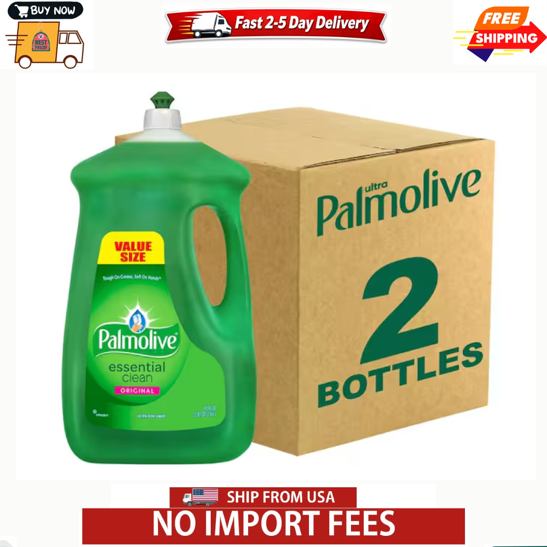 Liquid Dish Soap, Palmolive Original 90 Oz. Green (2-Pack)