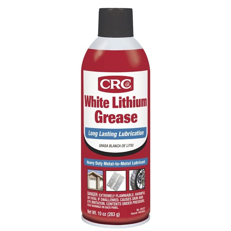 CRC 1750880 White Lithium Grease with NLGI Approval 10 oz. (Pack of 12)