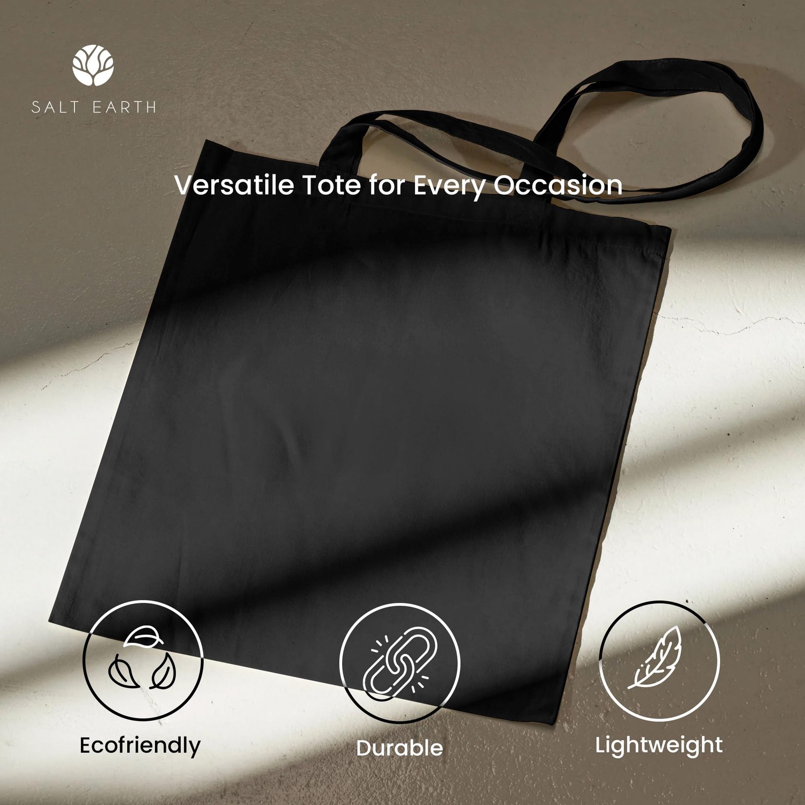 5| 6| 12| 24| 48| 100| 200 Pack Canvas Tote Bags Bulk, Lightweight Bulk Reusa…
