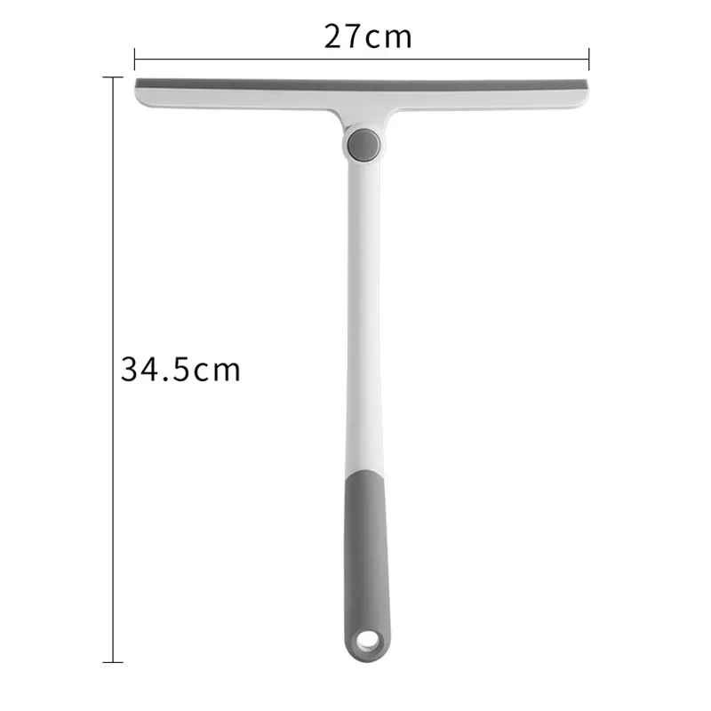 360 Degree Rotatable Shower Squeegee Glass Wiper Scraper Squeegee Cleaner With S