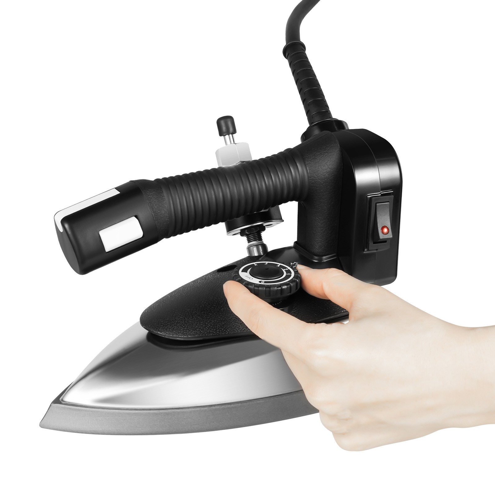 Gravity Feed Steam Iron Powerful Super Hot 1000W Steam Iron with 3L tank US .