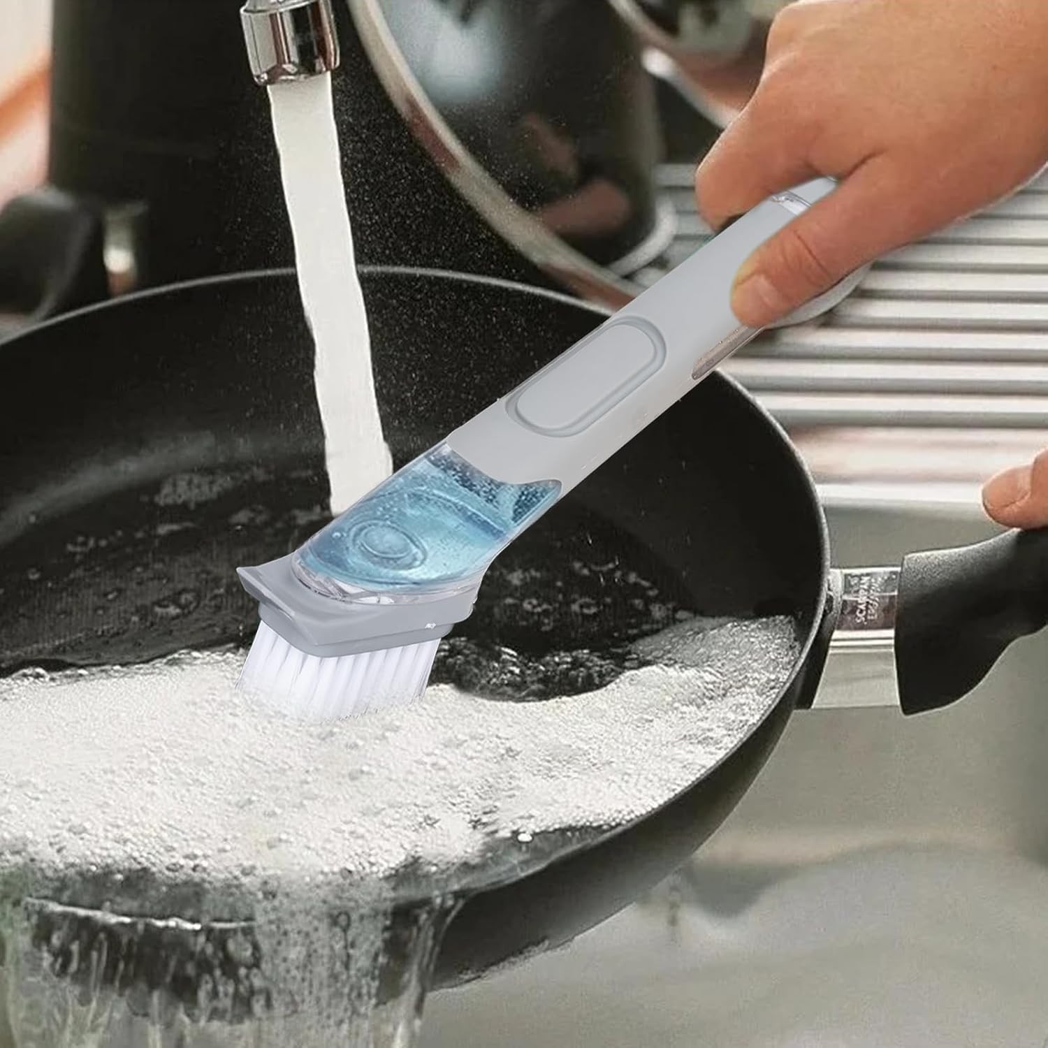 4 Pack Durable Scrub Daddy Dish Brush Refills – Perfect Fit & Easy Replacement