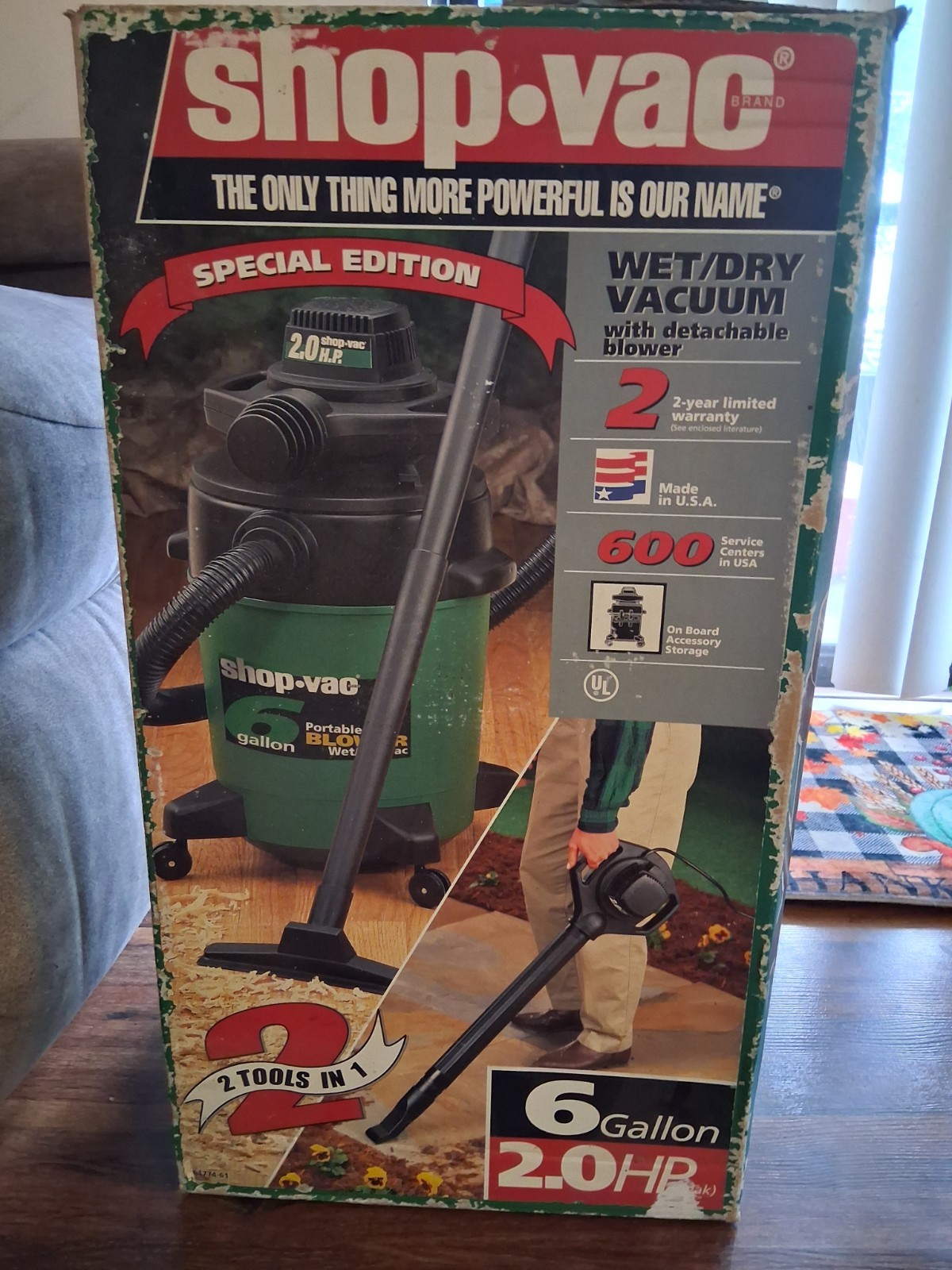 Vintage Shop-Vac *Special Edition* Wet/Dry Vacuum WITH Detatchable Blower 6Gal