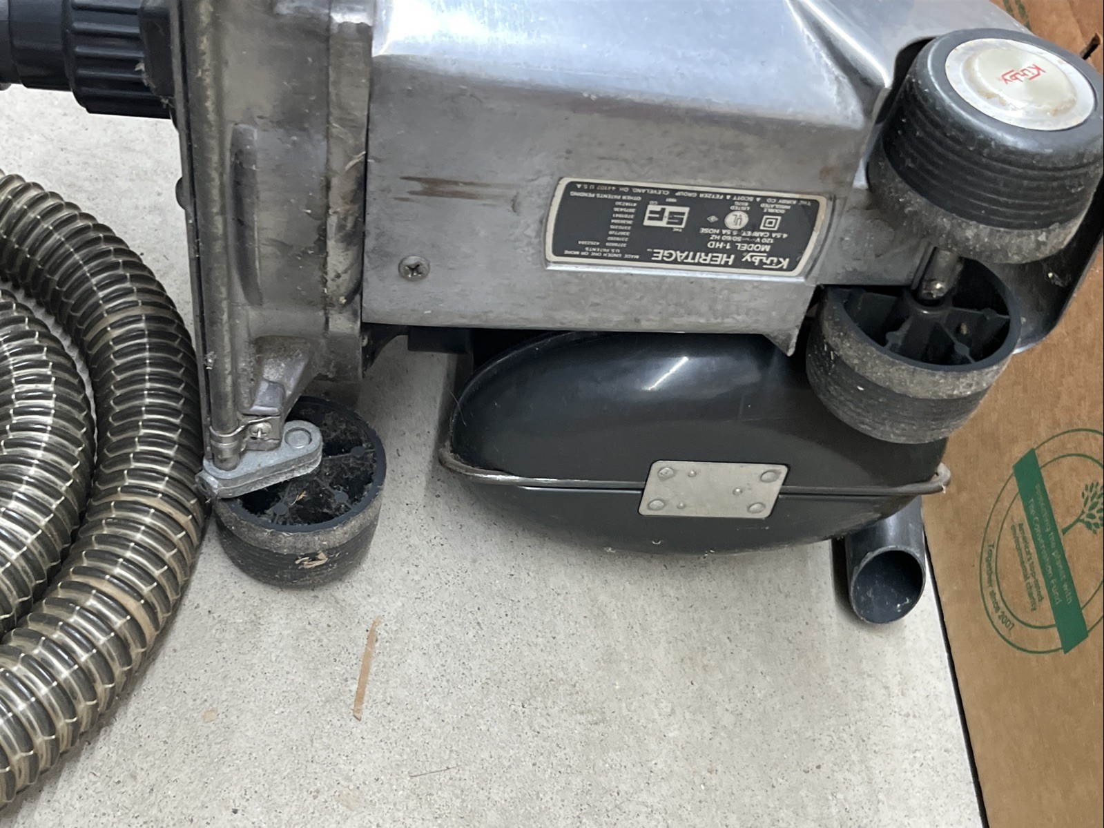 Kirby Vacuum Heritage 1-HD with Attachments For Parts Are Rebuild Please Read