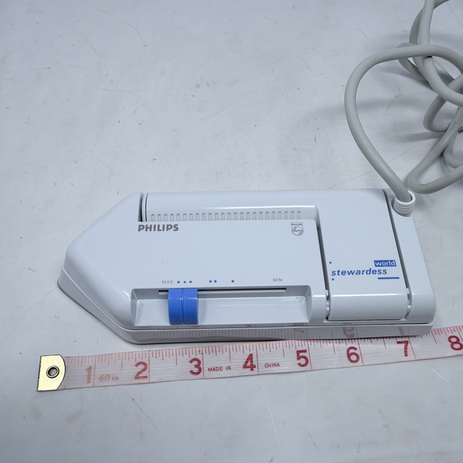 VTG Philips World Stewardess Model HD 1301/B Travel Iron Tested Working 110-240v